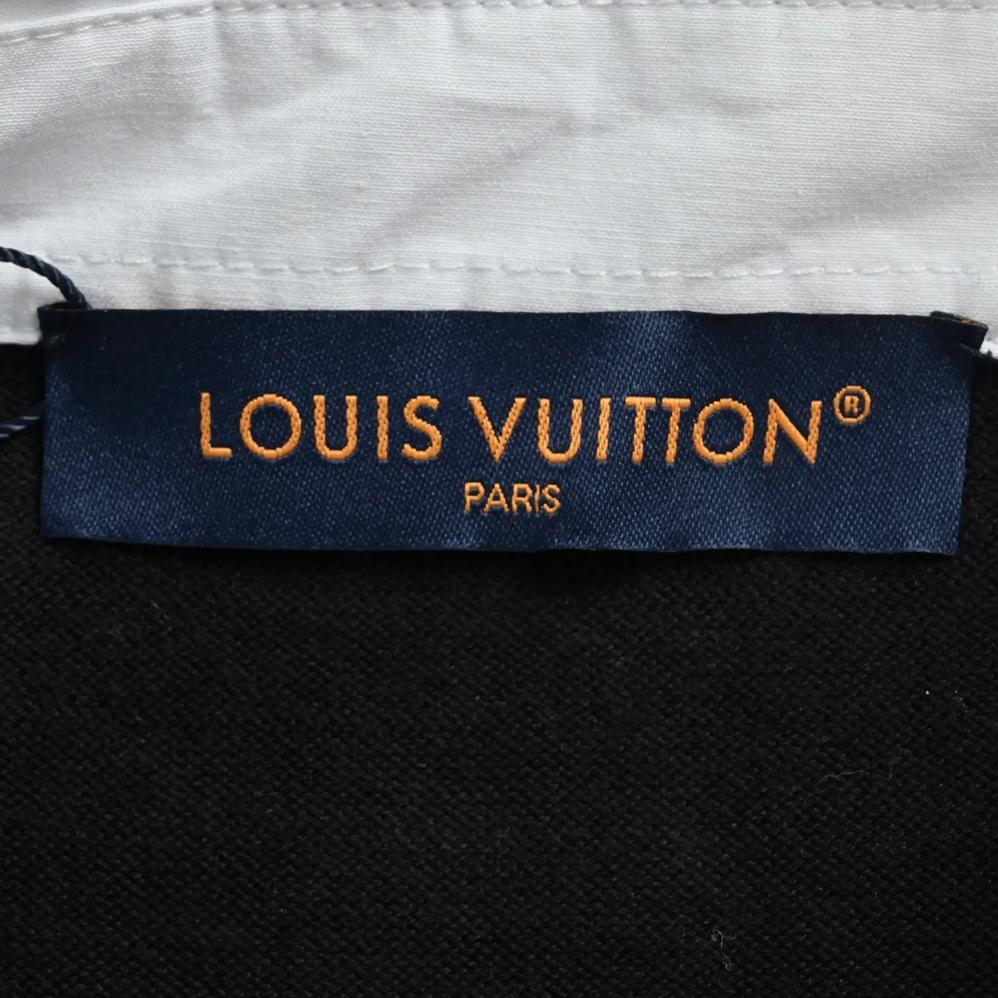 Louis Vuitton/Louis Vuitton 25Fw old flower jacquard patchwork lapel sweater